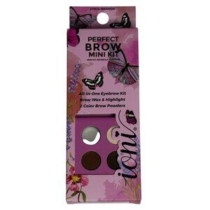 Ioni Perfect Brow Mini Kit Brow Wax Highlight 2 Powder Set New